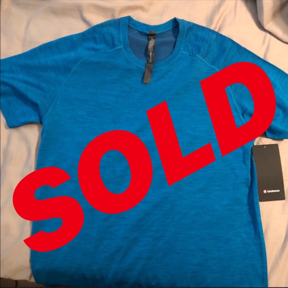 Lululemon Sz L Metal Vent NWT Amalfi Blue/Poseidon